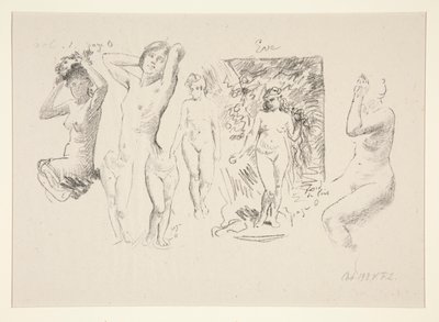 Blatt von Ignace Henri Jean Fantin Latour