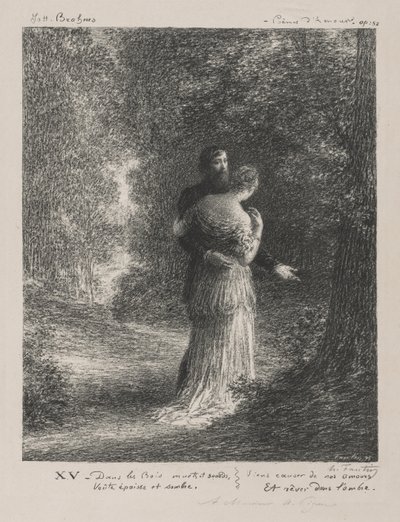 Liebesgedichte (Dritte Platte) von Ignace Henri Jean Fantin Latour