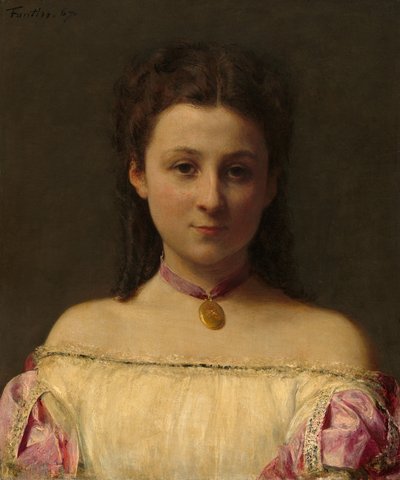 Mademoiselle de Fitz-James von Ignace Henri Jean Fantin Latour