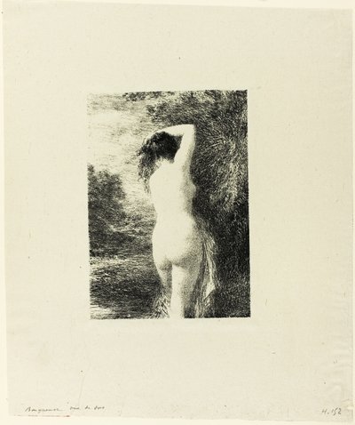 Stehender Badender, dritte Platte von Ignace Henri Jean Fantin Latour