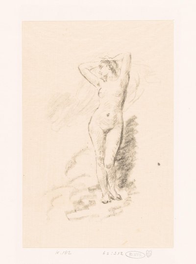 Studie einer stehenden nackten Frau von Ignace Henri Jean Fantin Latour