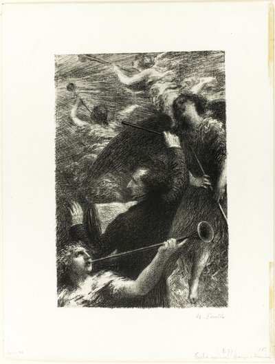Tuba Mirum Spargens Sonum von Ignace Henri Jean Fantin Latour