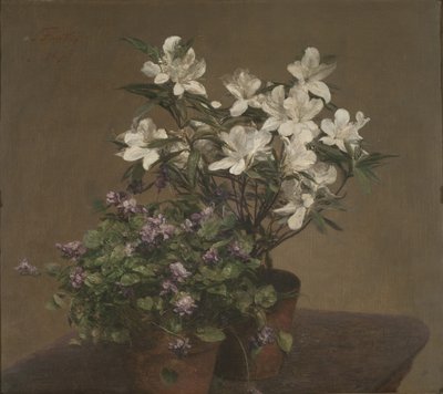 Veilchen und Azaleen von Henri Fantin Latour