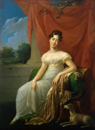 Porträt von Sofia Apraxina von Henri Françoiss Riesener