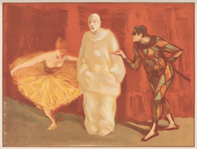 Pantomime, ca. 1898 von Henri Gabriel Ibels