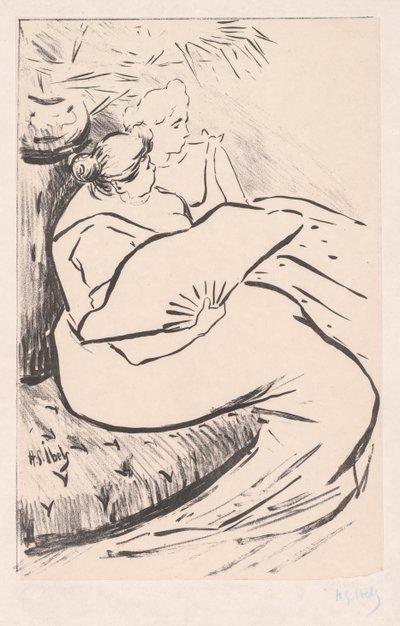 Sitzende Frau von Henri Gabriel Ibels