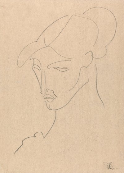 Porträt einer Frau von Henri Gaudier Brzeska