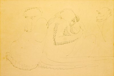 Drei Affen von Henri Gaudier Brzeska