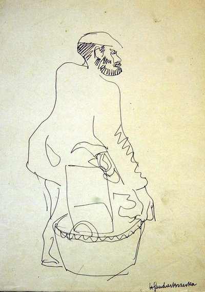 Weißkappler Jude verkauft Gebrauchtwaren von Henri Gaudier Brzeska