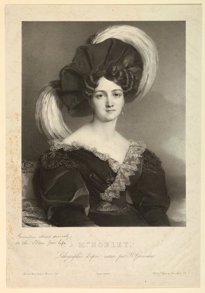 Melle Noblet von Henri Grevedon