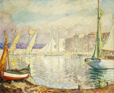 Der Hafen von Saint Tropez, 1906 von Henri Lebasque