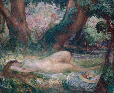 Schlafende Nymphe von Henri Lebasque
