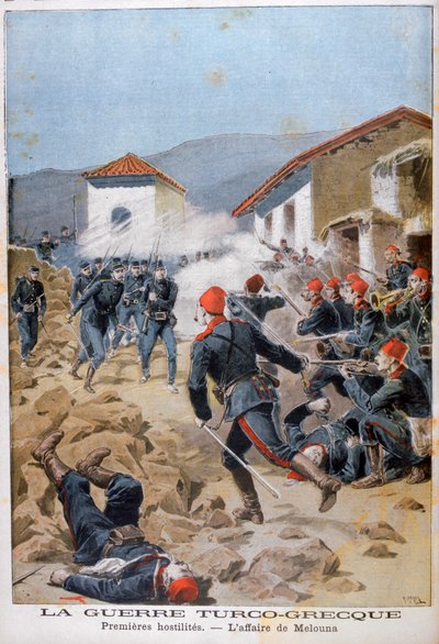 Schlacht von Meluna, Griechisch-Türkischer Krieg, 1897 von Henri Meyer