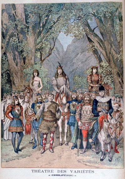 Chilperic, Theater der Varietäten, 1895 von Henri Meyer