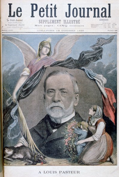 Louis Pasteur, französischer Chemiker, 1895 von Henri Meyer