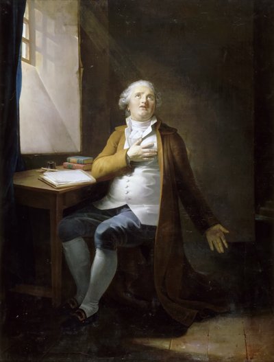 Ludwig XVI. im Tempel von Henri Pierre Danloux