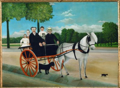Der Karren des Vaters Juniet von Henri Rousseau