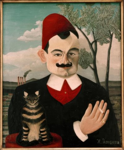 Porträt von Monsieur X (Pierre Loti) von Henri Rousseau