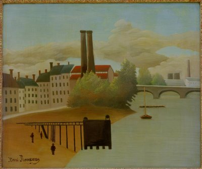 Blick auf die Umgebung von Paris von Henri Rousseau