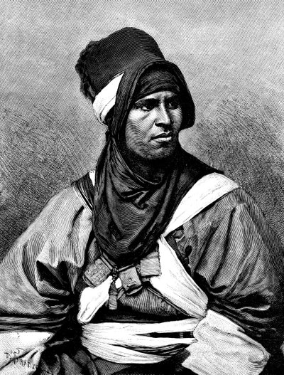 Ein Targui-Mann, 1895 von Henri Thiriat