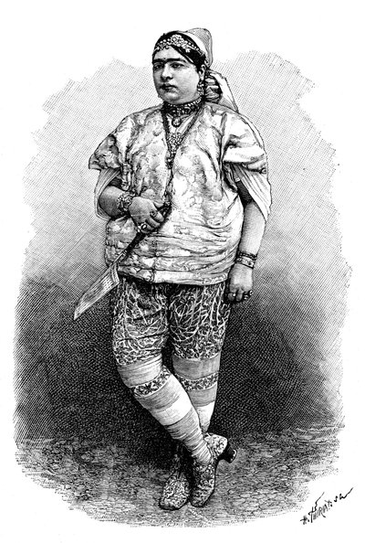 Tunesische Jüdin, ca. 1890 von Henri Thiriat