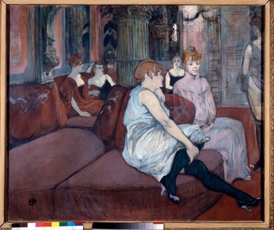Salon in der Rue des Moulins von Henri de Toulouse Lautrec