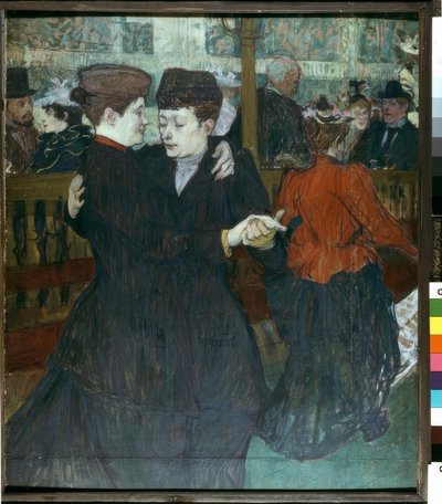 Im Moulin-Rouge. Die zwei Tänzerinnen von Henri de Toulouse Lautrec