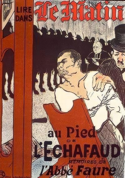 Am Fuß des Schafotts von Henri de Toulouse Lautrec
