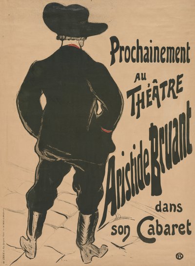 Bruant au Mirliton, 1894 von Henri de Toulouse Lautrec
