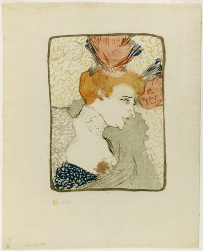 Büste von Mademoiselle Marcelle Lender von Henri de Toulouse Lautrec