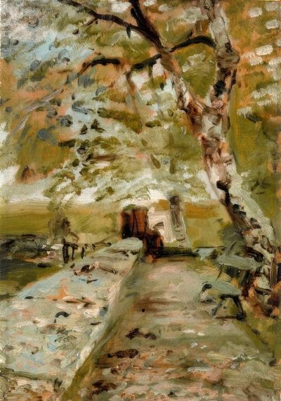 Schloss du Bosc. Die Terrasse von Henri de Toulouse Lautrec