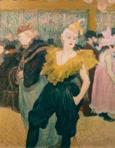 Die Clownesse Cha-U-Kao von Henri de Toulouse Lautrec