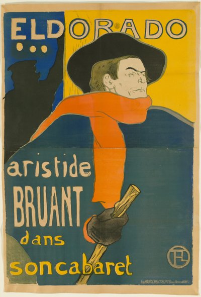 Eldorado: Aristide Bruant von Henri de Toulouse Lautrec