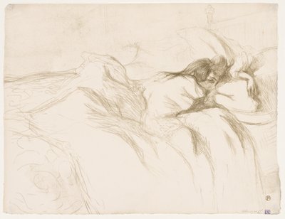 Elles: Schlafende Frau von Henri de Toulouse Lautrec