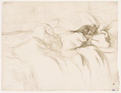 Elles: Schlafende Frau, 1896 von Henri de Toulouse Lautrec