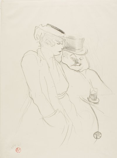 In ihren Vierzigern von Henri de Toulouse Lautrec