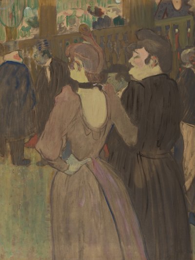 La Goulue und ihre Schwester von Henri de Toulouse Lautrec