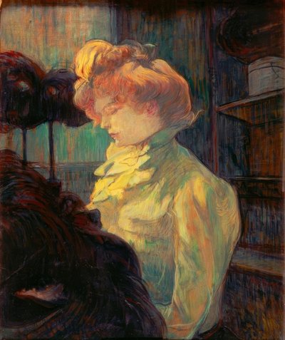 Die Modistin (Mademoiselle Louise Blouet) von Henri de Toulouse Lautrec