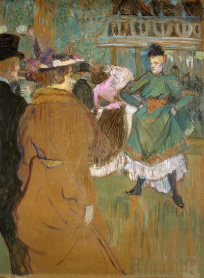 Die Quadrille im Moulin-Rouge von Henri de Toulouse Lautrec