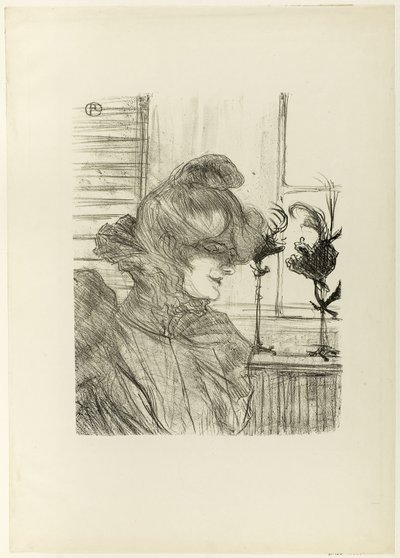Le Margoin (Mademoiselle Louise Blouet) von Henri de Toulouse Lautrec