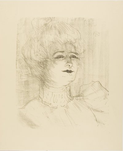 Marie-Louise Marsy, aus Treize Lithographies von Henri de Toulouse Lautrec
