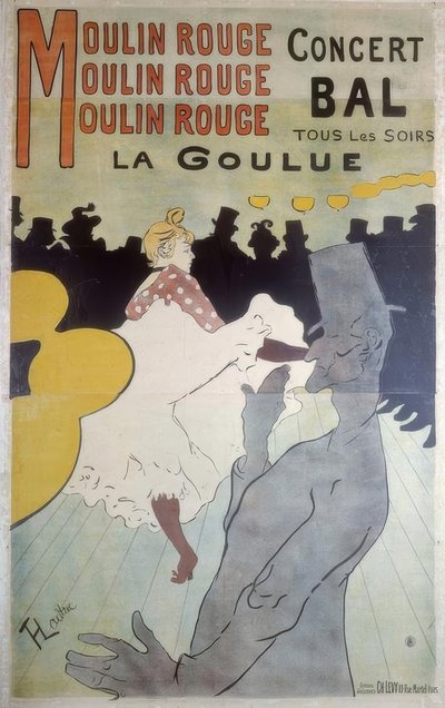 Moulin Rouge, La Goulue von Henri de Toulouse Lautrec