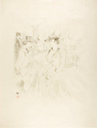 Promenade von Henri de Toulouse Lautrec