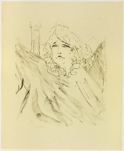 Sarah Bernhardt, aus Treize Lithographies von Henri de Toulouse Lautrec