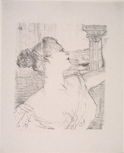 Sybil Sanderson von Henri de Toulouse Lautrec