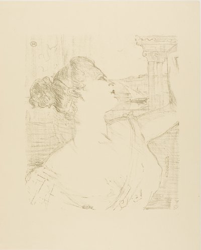 Sybil Sanderson, aus Treize Lithographies von Henri de Toulouse Lautrec