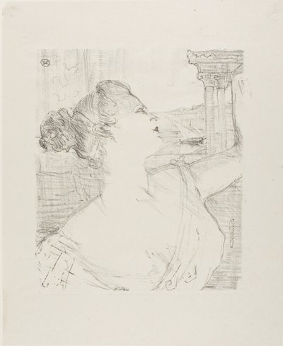 Sybil Sanderson, aus Treize Lithographies von Henri de Toulouse Lautrec