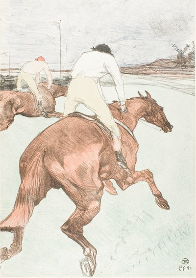 Der Jockey von Henri de Toulouse Lautrec