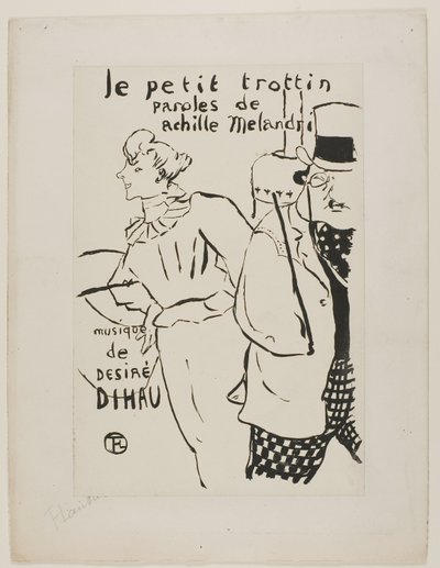 Das kleine Botengirl von Henri de Toulouse Lautrec