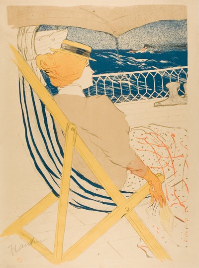 Der Passagier in Kabine 54—Kreuzfahrt von Henri de Toulouse Lautrec